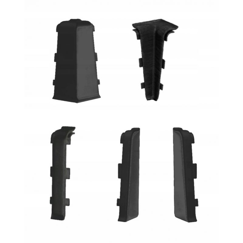 AKCESORIA DO LISTWY INDO 220 CZARNY MAT  CENA ZA SZTUKĘ