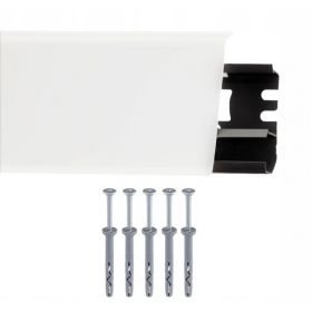 LISTWA PRZYPODŁOGOWA INDO BIAŁA MAT BIAŁY 2,5MB