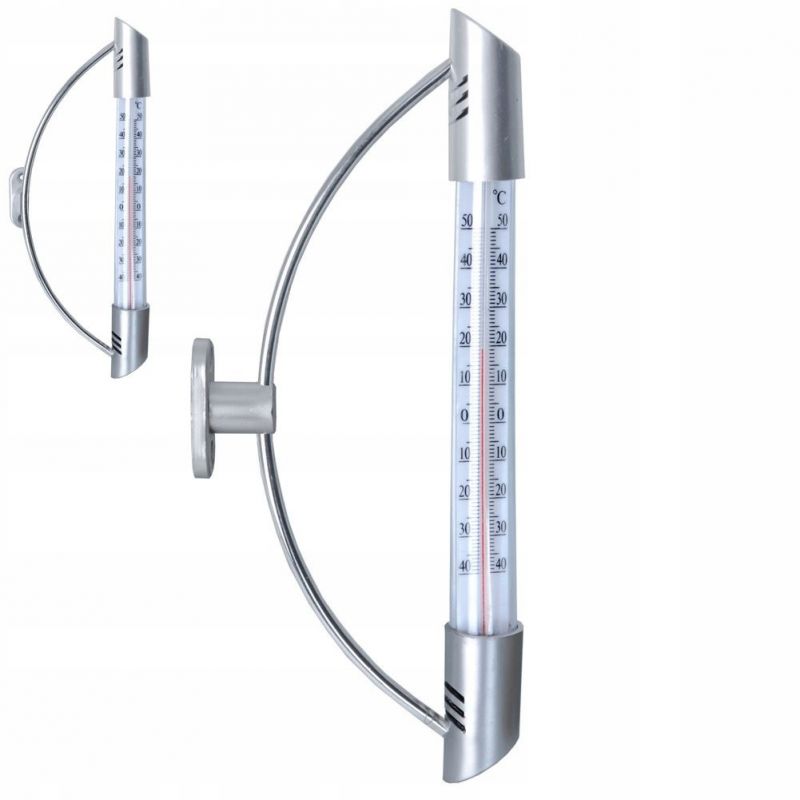 Termometr zewnętrzny 24 cm zakres -40°C do 50°C na okno