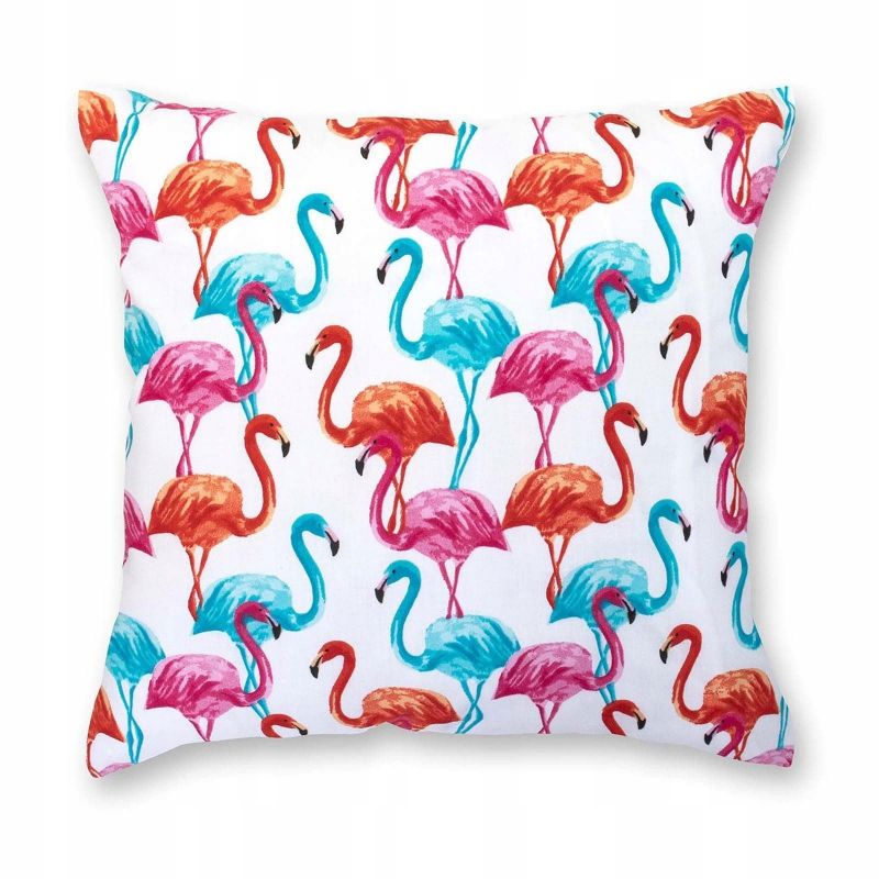 Poszewka na Poduszkę BAWEŁNA 40x40 Jasiek flamingi