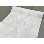 Tapeta 630-03 Geometryczna Biało szare trójkąty