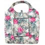 TORBA SKŁADANA EKO PORTFEL NA ZAKUPY BEŻ RÓŻ KWIAT