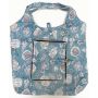 TORBA SKŁADANA EKO PORTFEL NA ZAKUPY ROŚLINY BŁĘKIT