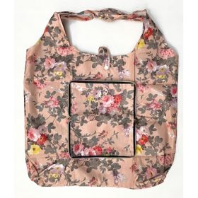 TORBA SKŁADANA EKO PORTFEL NA ZAKUPY KWATKI RÓŻ