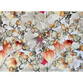 OBRUS CERATA GRUBA NA METRY KWIATY SUSZKI