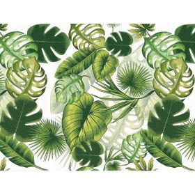 OBRUS CERATA na włókninie GRUBA WYMIAR ZIELONA MONSTERA