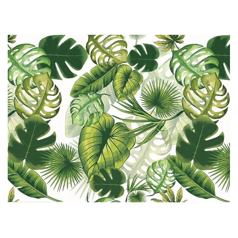 OBRUS CERATA na włókninie GRUBA WYMIAR ZIELONA MONSTERA