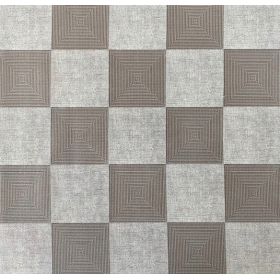 OBRUS włók. CERATA WYMIAR GRUBA DUŻA KRATA BRĄZ