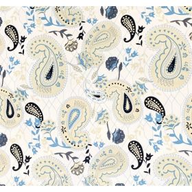 OBRUS CERATA GRUBA , NA METRY ETNICZNY WZÓR BLUE